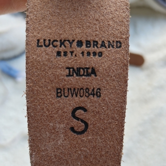 🆕 Lucky Brand floral embroidered belt size S - Picture 11 of 12